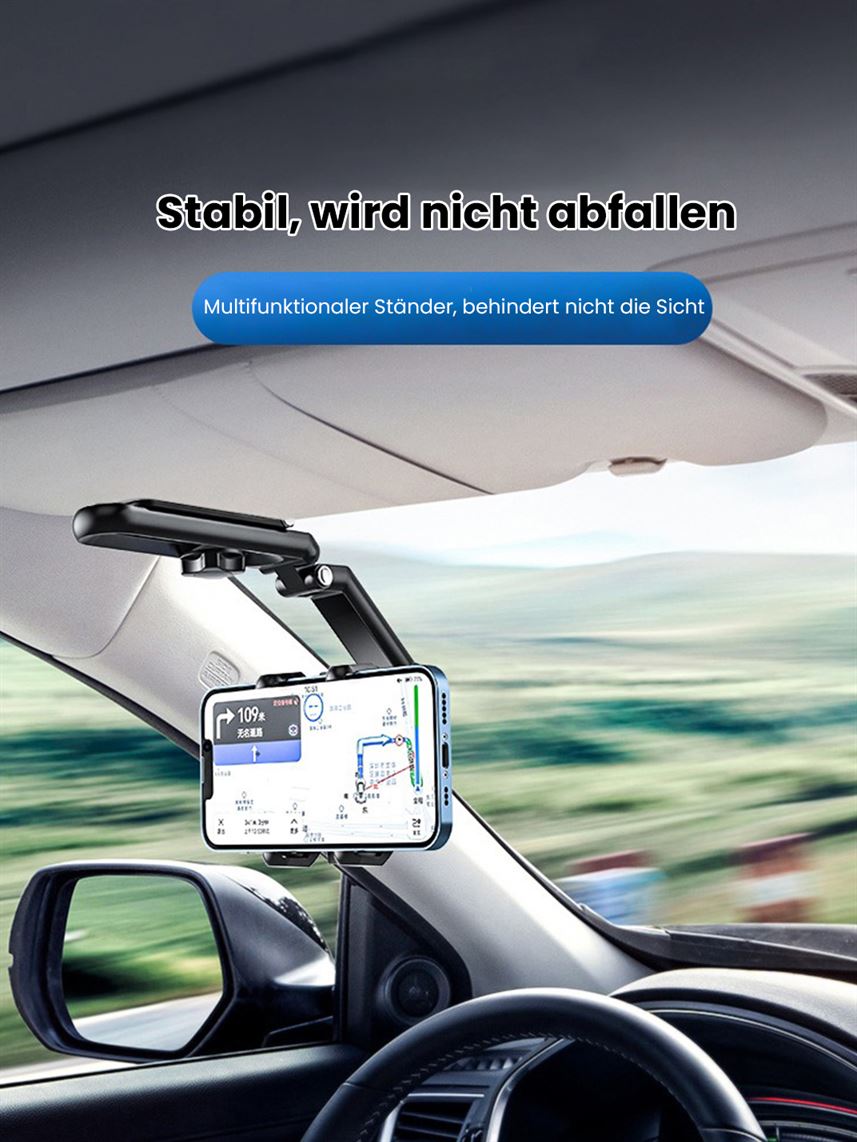 Support de téléphone pour pare-soleil de voiture