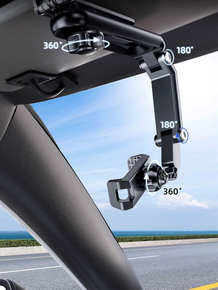 Support de téléphone pour pare-soleil de voiture