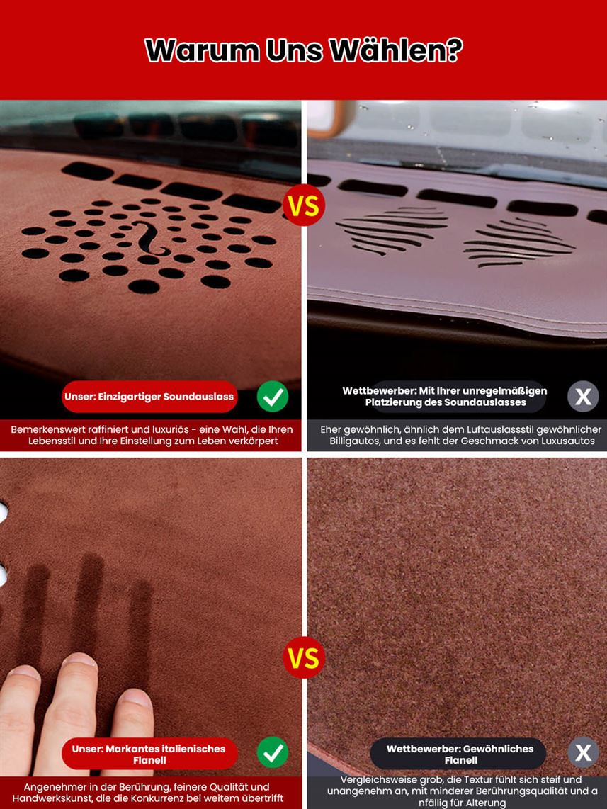 Martoffes™ Mercedes-Benz Armaturenbrett Matte