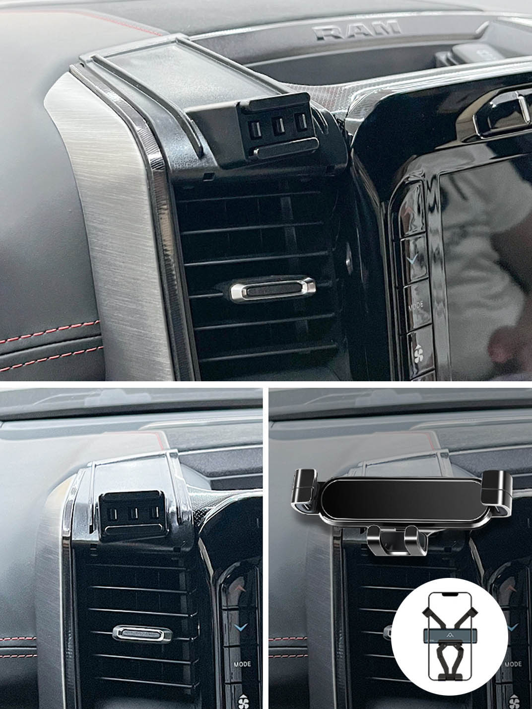 Support de téléphone Martoffes™ compatible avec les camions Ram