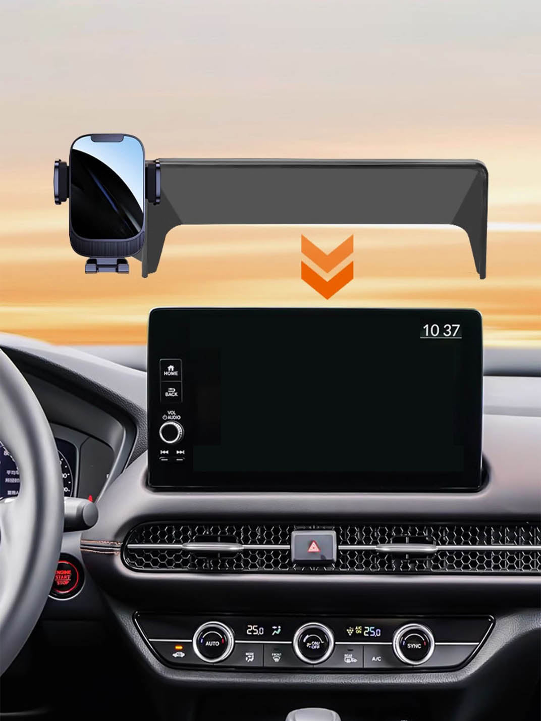 Martoffes™ Fixation Téléphone Honda