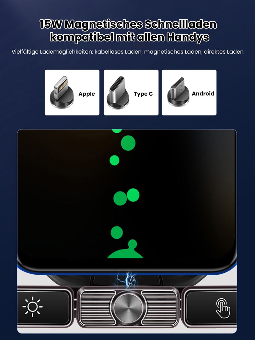 Hochentwickeltes kabelloses Handy-Ladegerät