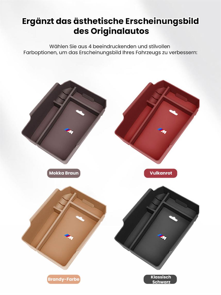 Martoffes™ Scatola Portaoggetti per Bracciolo BMW