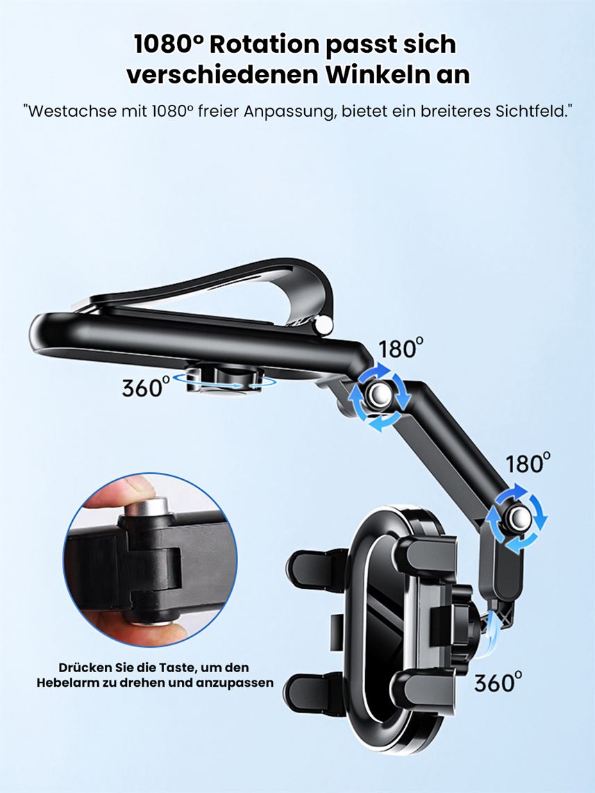 Support de téléphone pour pare-soleil de voiture