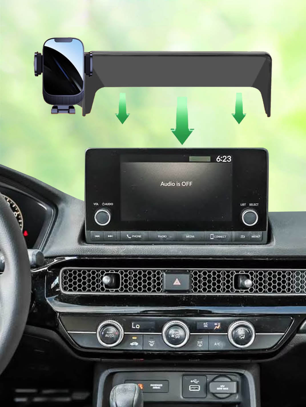 Martoffes™ Fixation Téléphone Honda