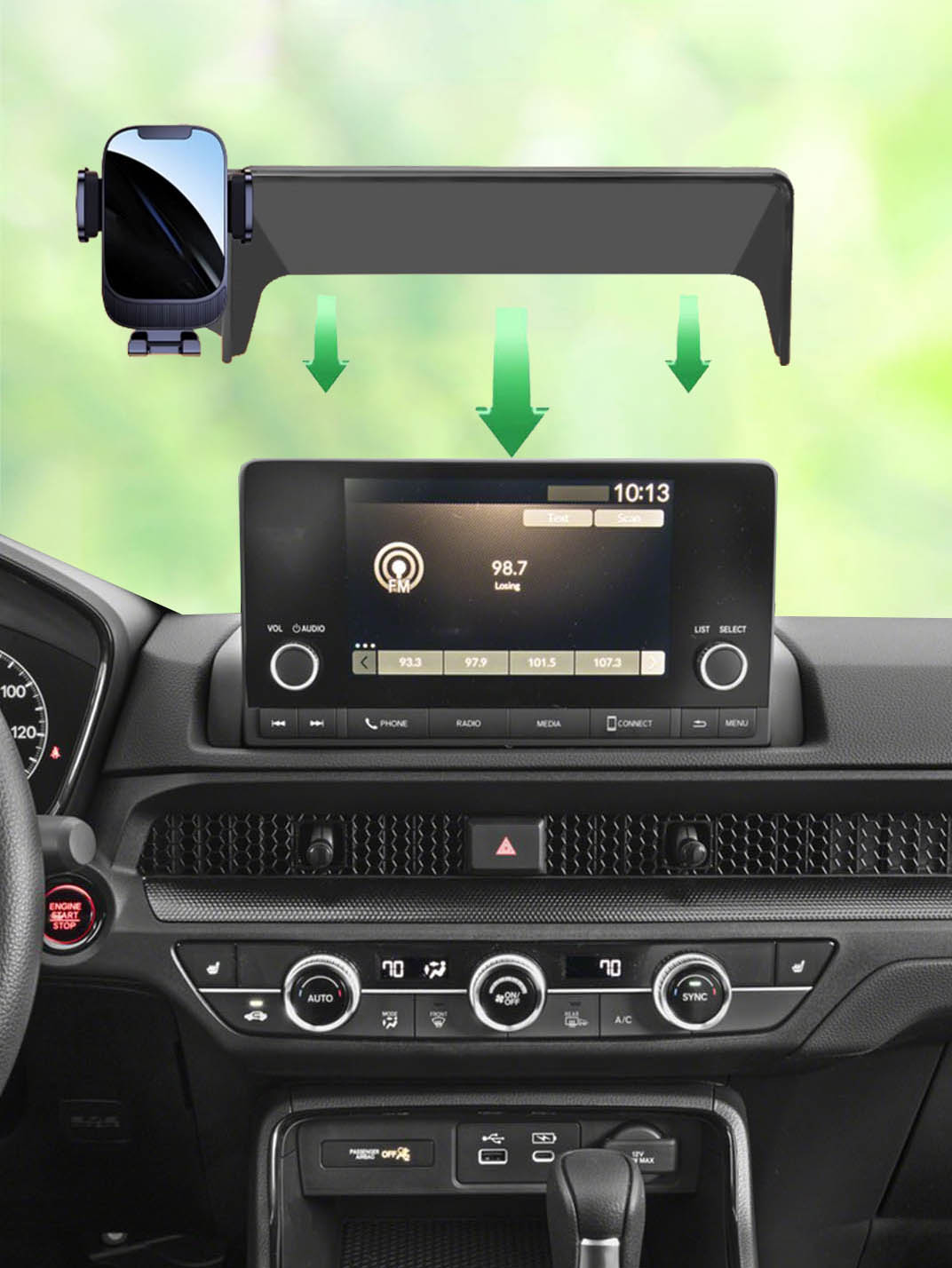 Martoffes™ Fixation Téléphone Honda