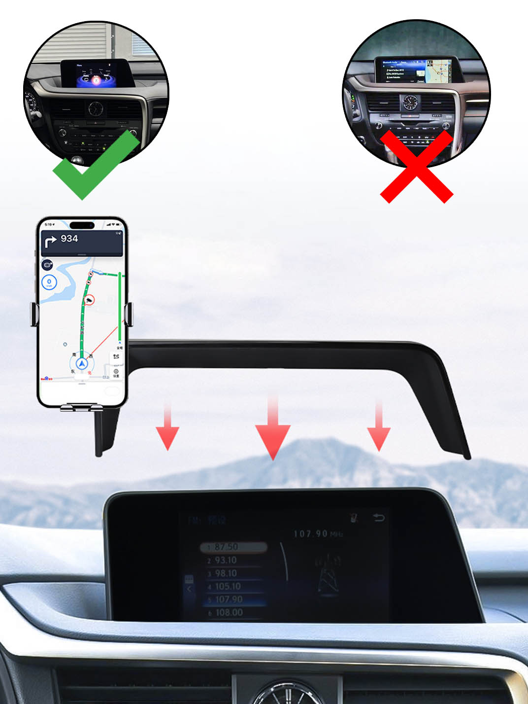 Martoffes™ Supporto Telefono Lexus