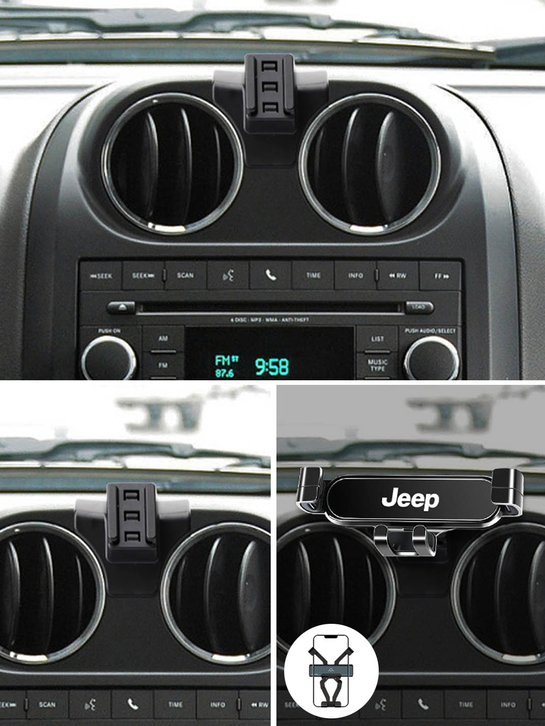 Martoffes™ Supporto Telefono Jeep