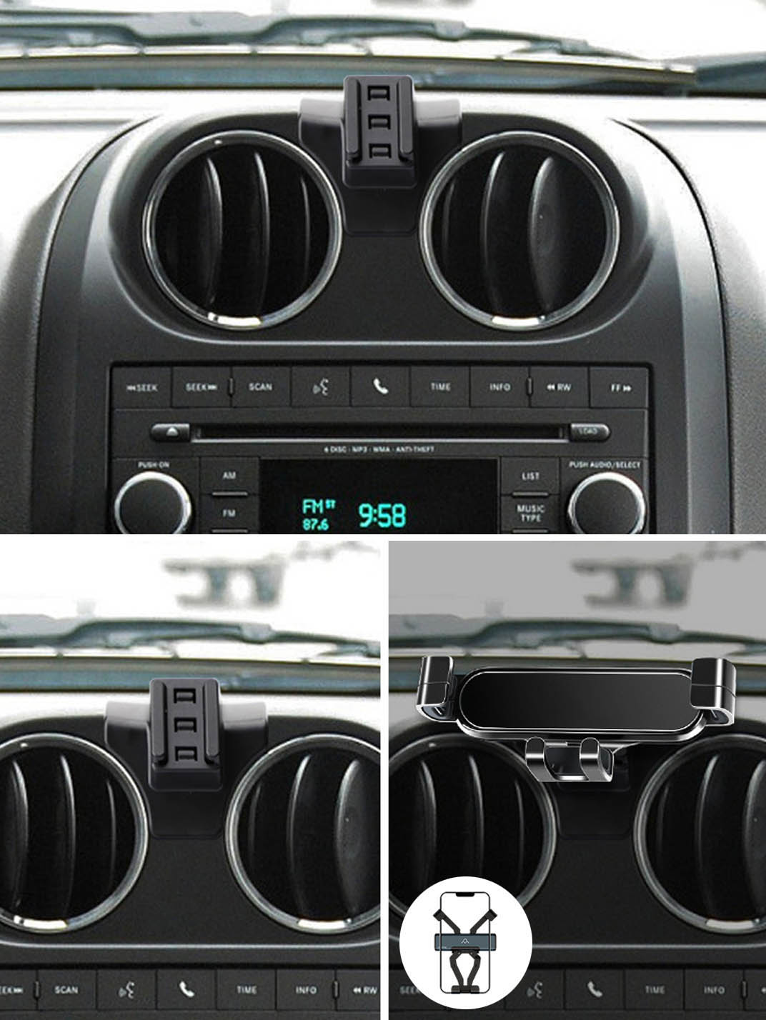 Martoffes™ Supporto Telefono Jeep