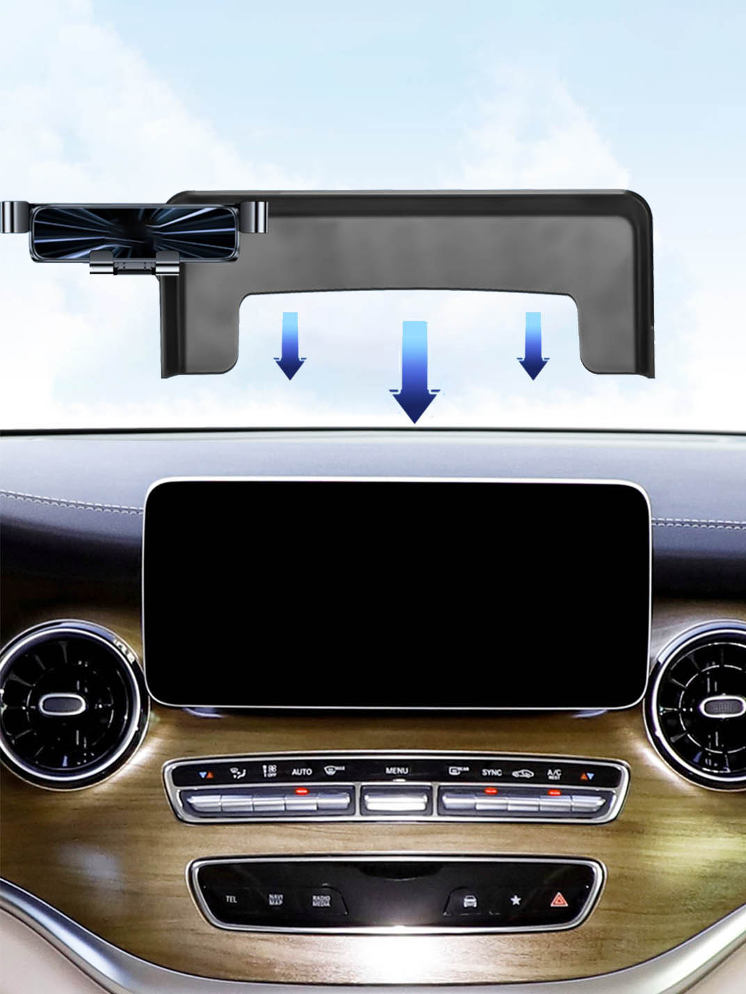 Martoffes™ Kompatibler Mercedes-Benz-Handyhalter