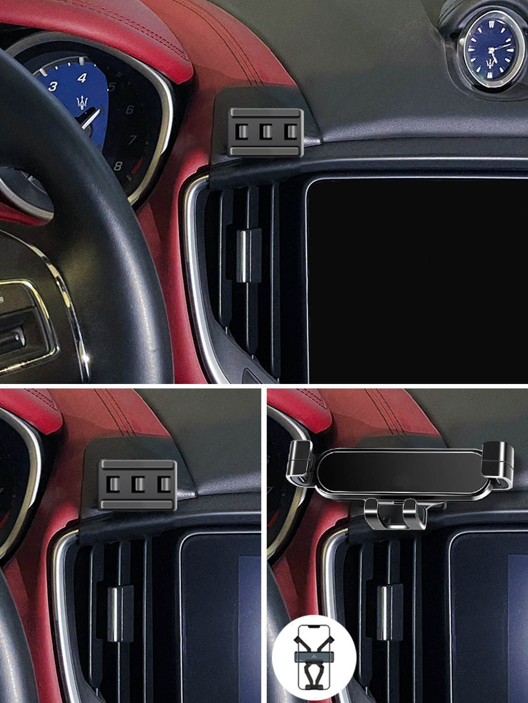 Martoffes™ Kompatibler Maserati-Handyhalter