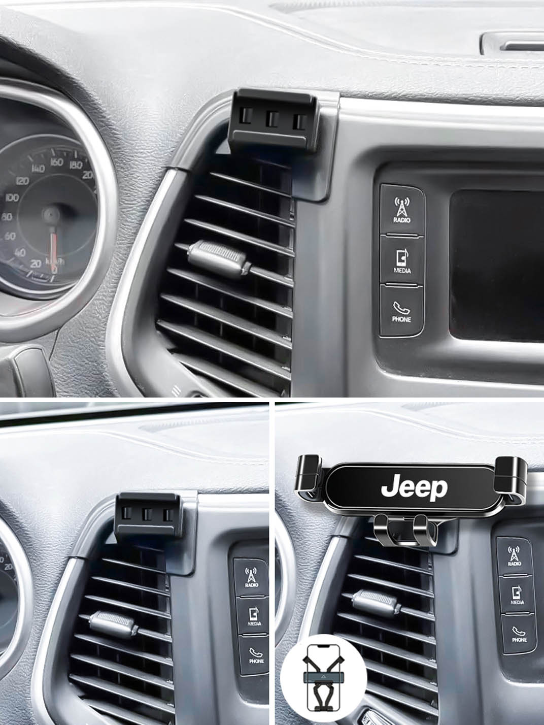 Martoffes™ Supporto Telefono Jeep