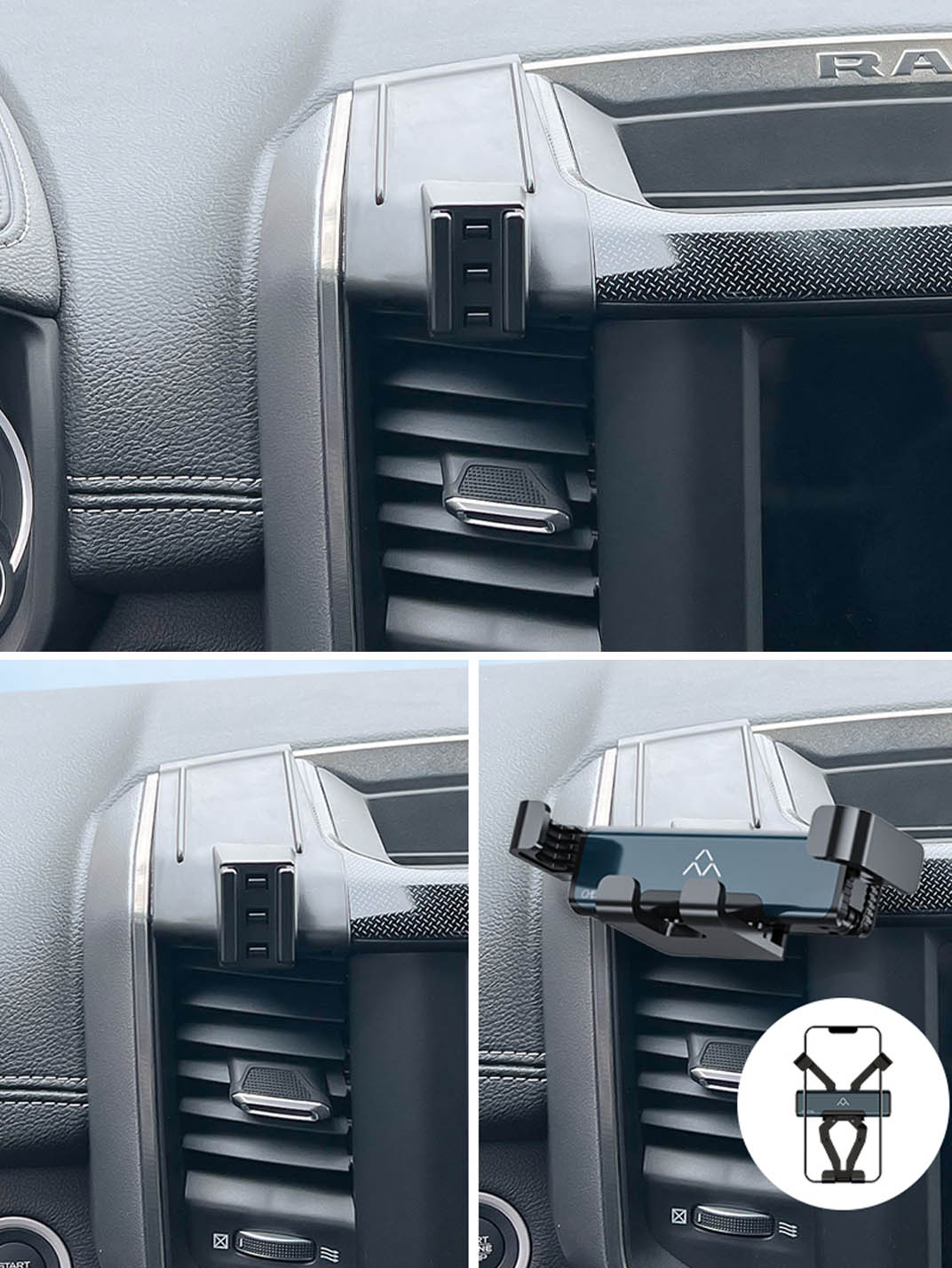 Support de téléphone Martoffes™ compatible avec les camions Ram