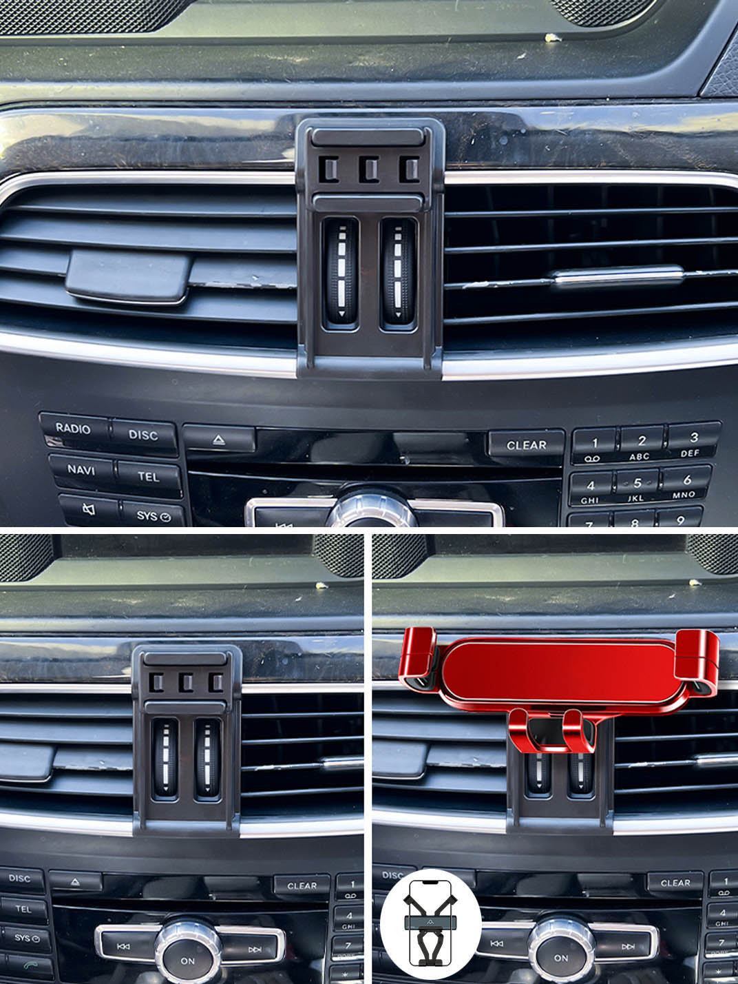 Martoffes™ Kompatibler Mercedes-Benz-Handyhalter