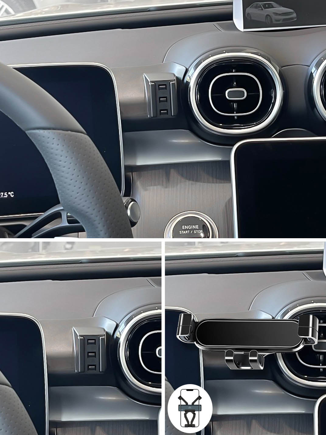 Martoffes™ Kompatibler Mercedes-Benz-Handyhalter