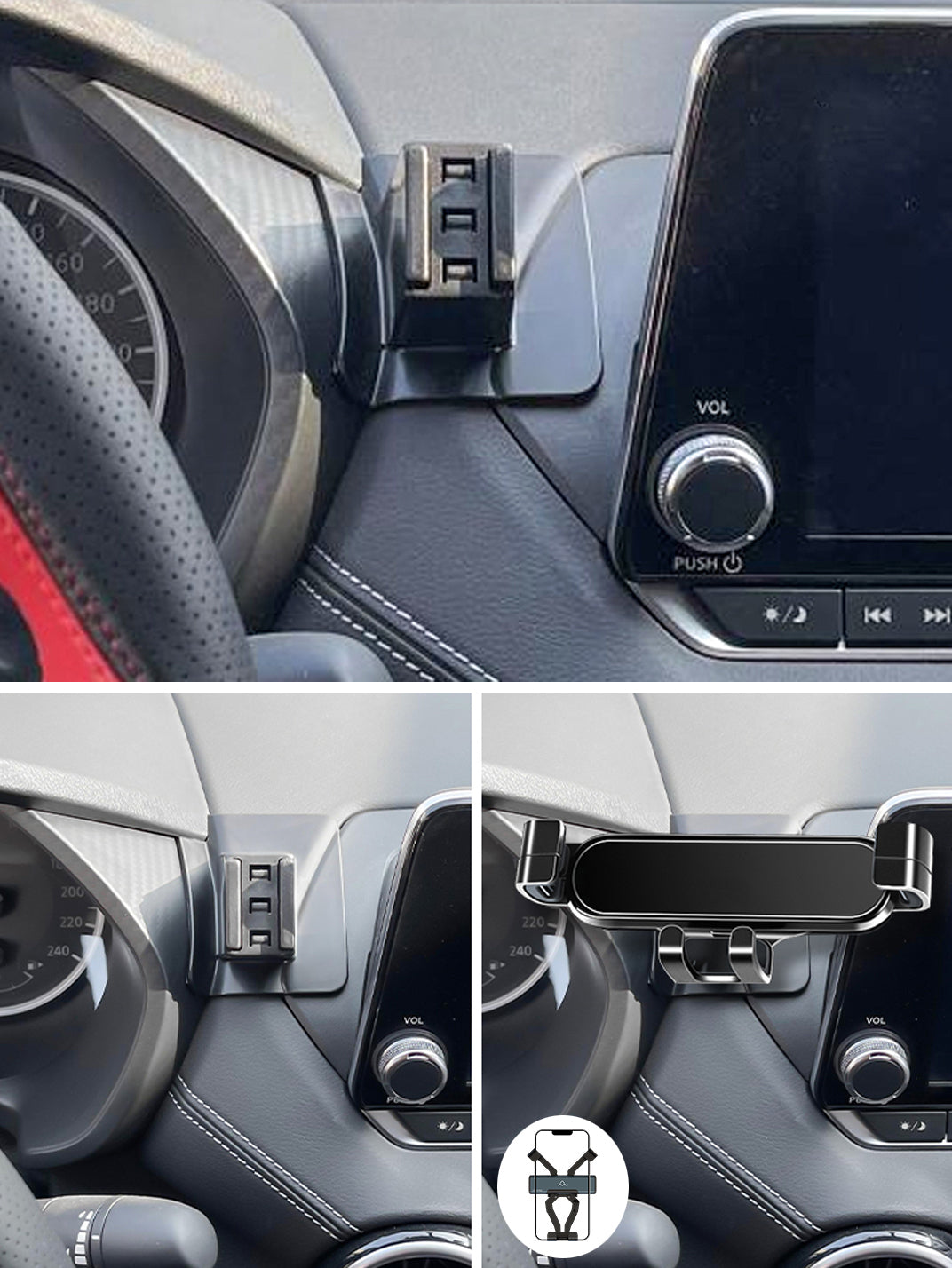 Martoffes™ Fixation Téléphone Nissan