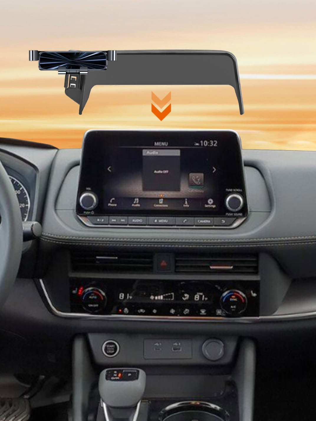 Martoffes™ Fixation Téléphone Nissan