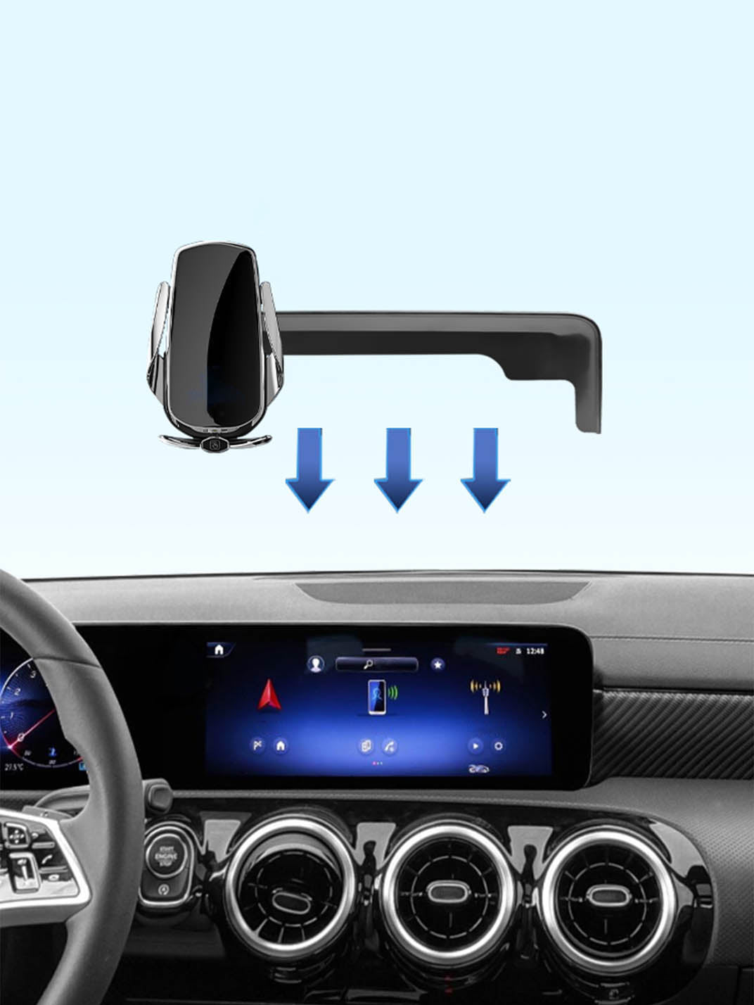Martoffes™ Kompatibler Mercedes-Benz-Handyhalter