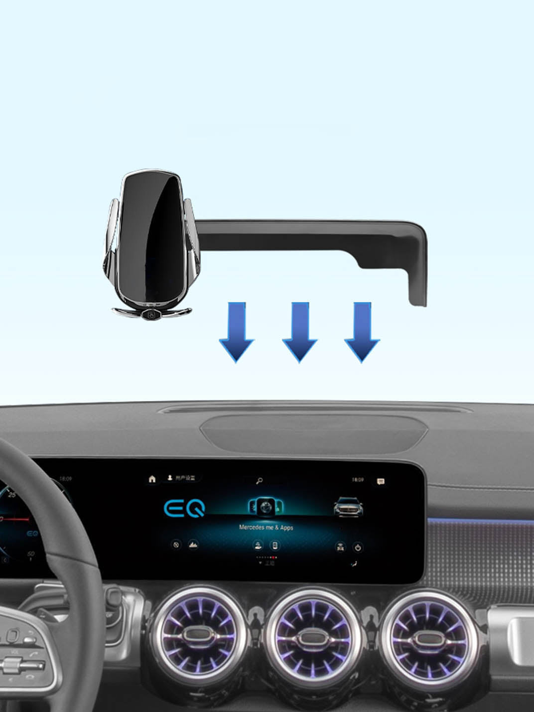Martoffes™ Kompatibler Mercedes-Benz-Handyhalter