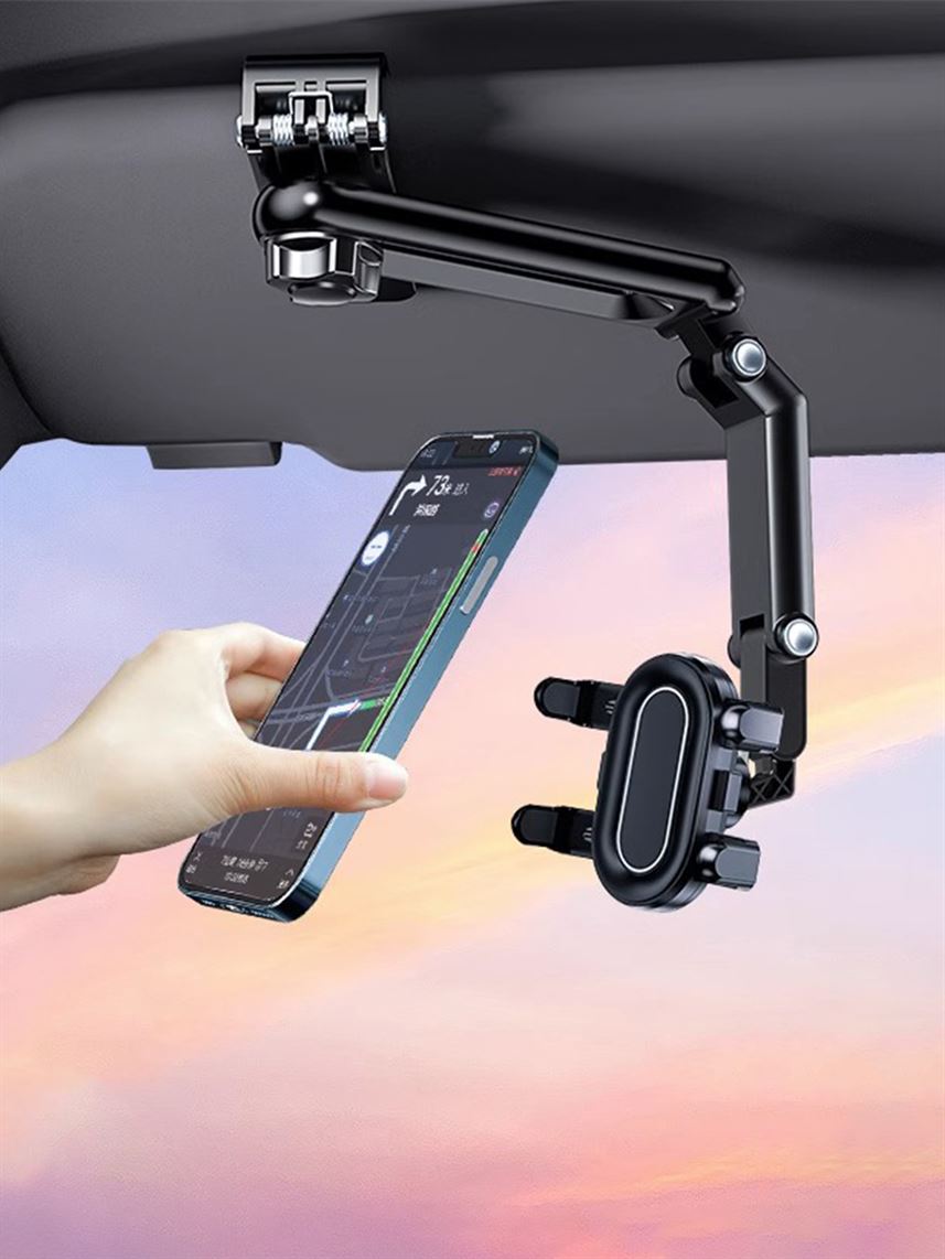 Support de téléphone pour pare-soleil de voiture
